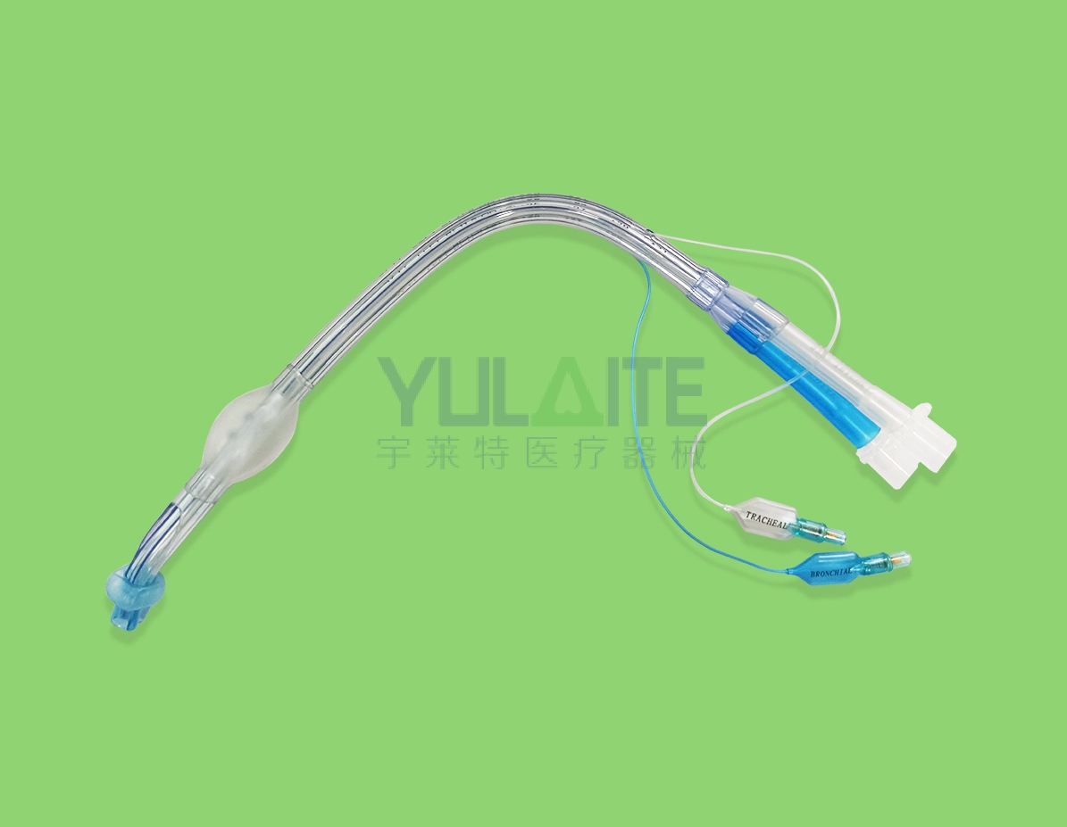 Silicone Double-Lumen Bronchial Tube